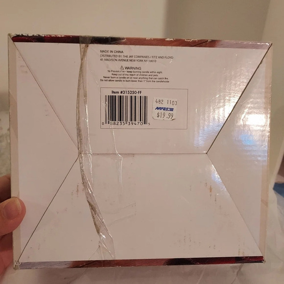 Fitz and Floyd 3 Piece Crystal Holiday Train Votive - In Original Box - Picture 3 of 13